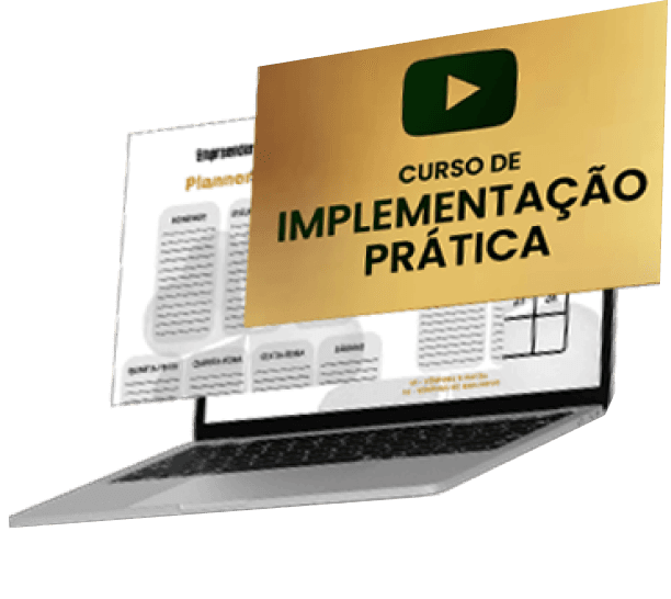 Notebook com o curso de implementação